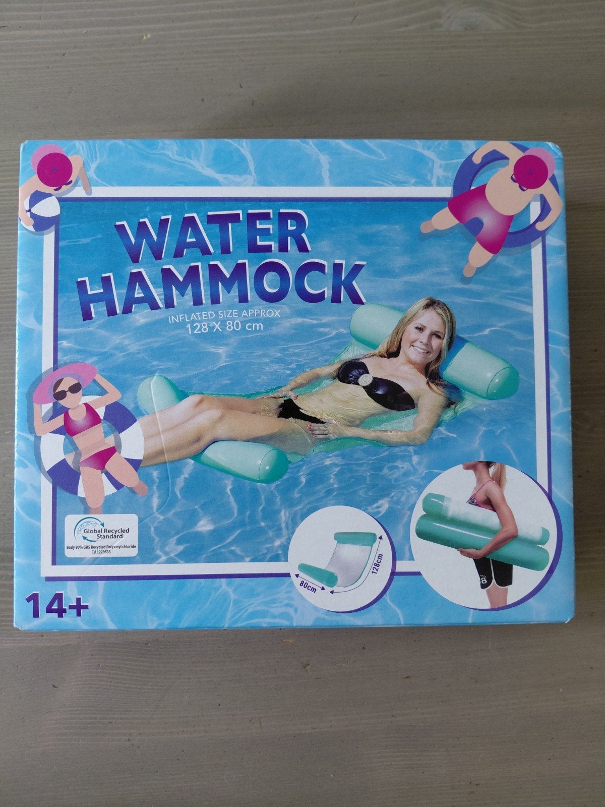 Water Hangmat - Opblaasbaar Zwembad Ligbed, Nieuw, Ophalen of Verzenden, Minder dan 200 cm, Rechthoekig