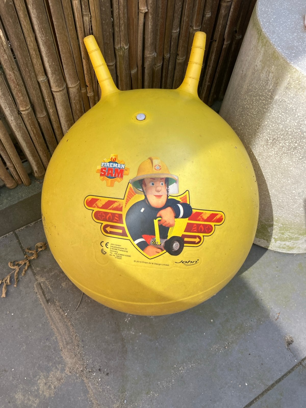 Brandweerman Sam skippybal, Ophalen, Gebruikt