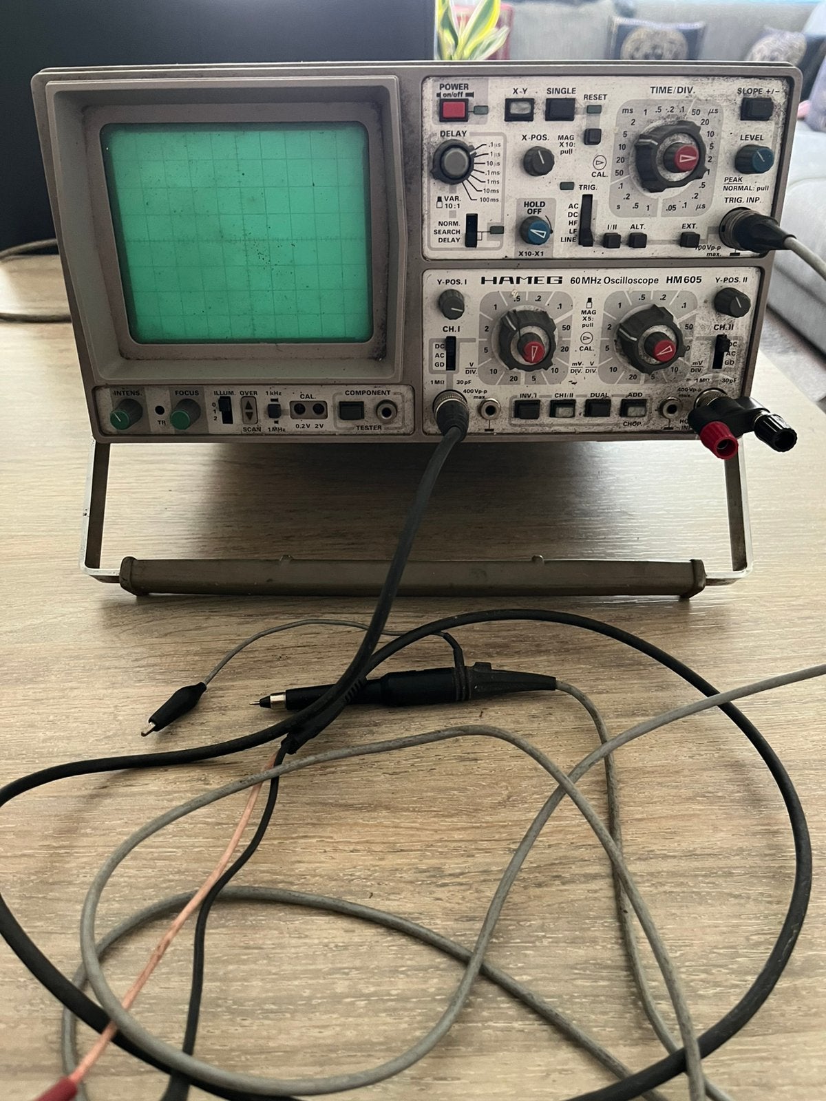 HAMEG OSCILLOSCOPE, Ophalen of Verzenden, Gebruikt