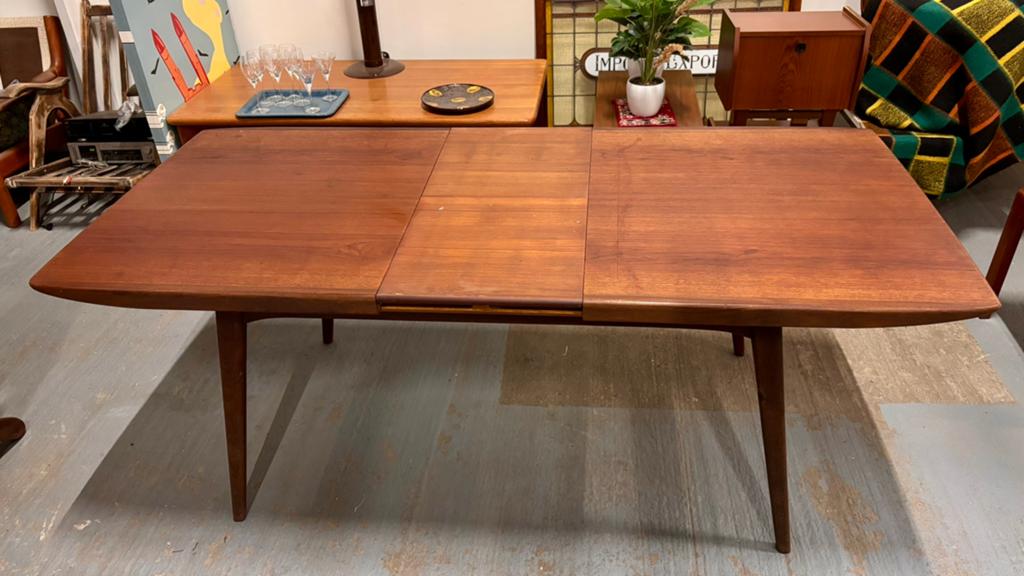 Vintage Uitschuifbare Eettafel Webe Louis van Teeffelen, Ophalen
