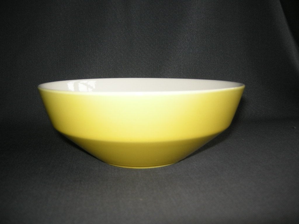 Villeroy & Boch felgeel schaal, Antiek en Kunst, Antiek | Servies los, Ophalen of Verzenden