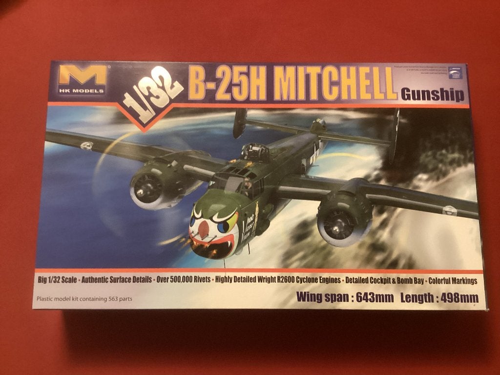 1:32 B-25H gunship, Hobby en Vrije tijd, Modelbouw | Vliegtuigen en Helikopters, Overige merken, Ophalen of Verzenden, Zo goed als nieuw