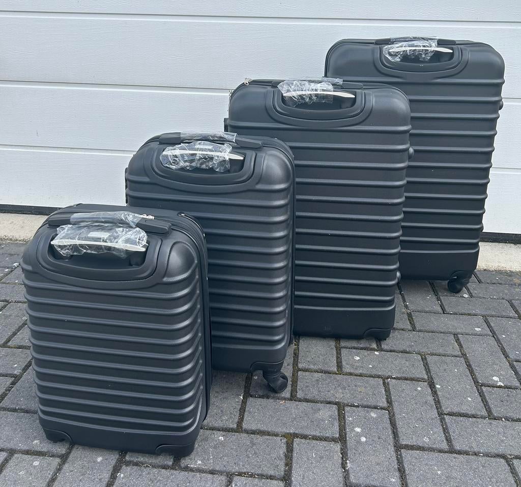 NIEUWE hardcase kofferset 4 delig NIEUW IN DOOS,LAATSTE, Sieraden, Tassen en Uiterlijk, Koffers, Ophalen, Hard kunststof, Nieuw