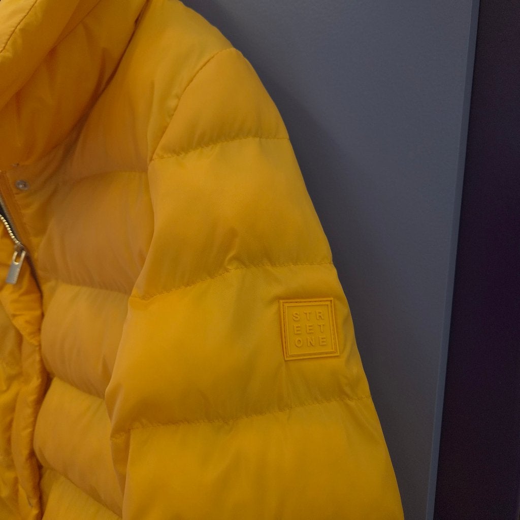 Street One winterjas puffer okergeel maat 40 – vegan 52278, Maat 38/40 (M), Im Gewerbepark 2, 30855 Langenhagen, Duitsland, Geel