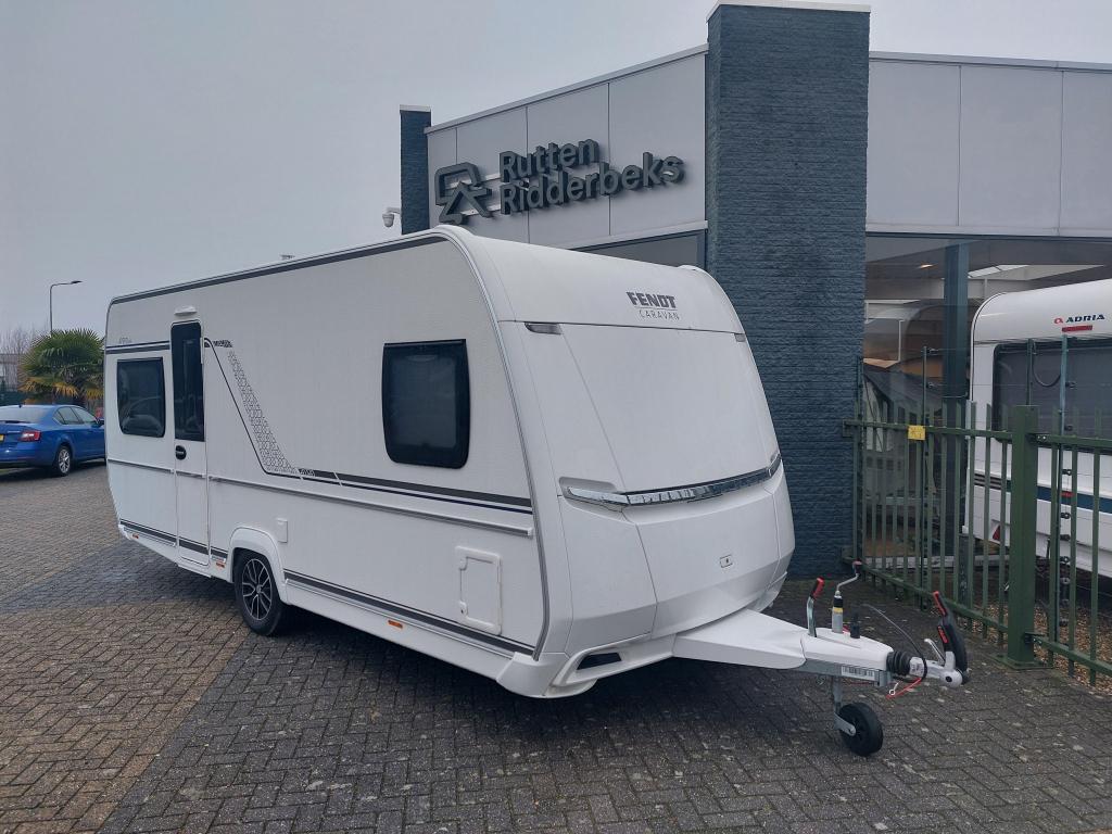 Fendt Apero 495 SFB, Caravans en Kamperen, Caravans, Rondzit, Bedrijf, Schokbreker, Dwarsbed