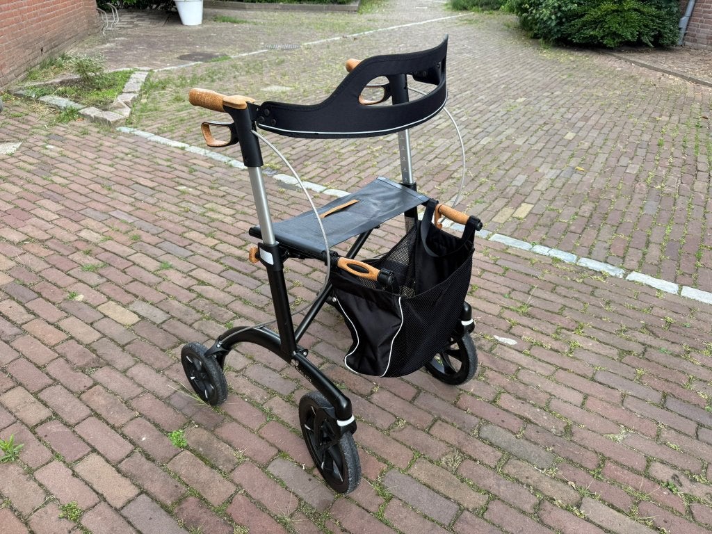 Sjajol Carbon Rollator, Ophalen of Verzenden, Opvouwbaar, Zo goed als nieuw
