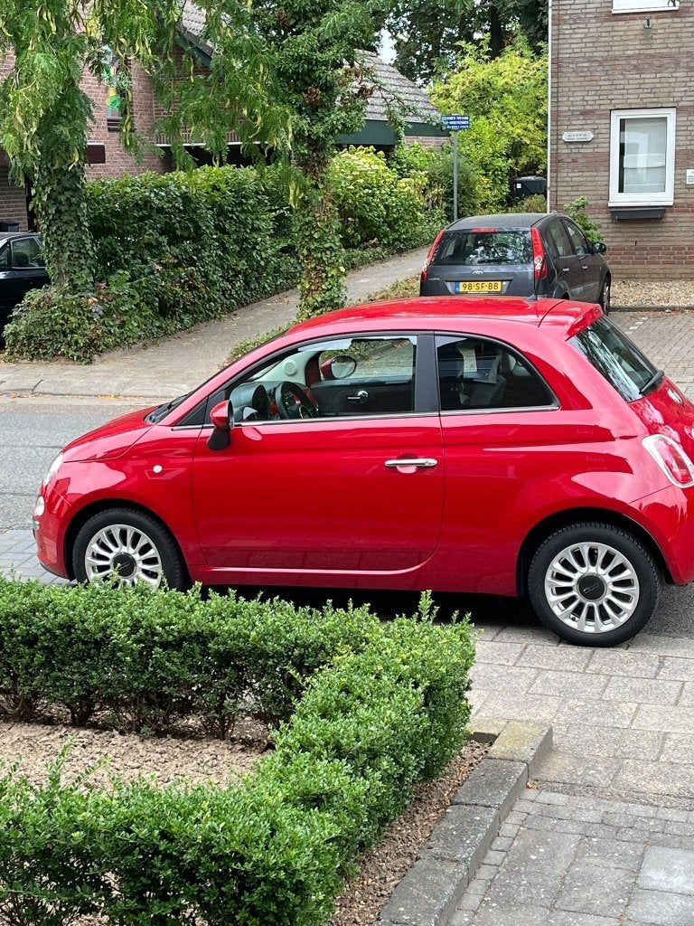 Fiat 500 1.2  2015 Rood, Auto's, Stof, 1242 cc, 4 cilinders, 840 kg