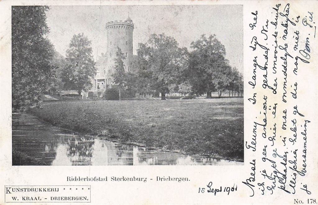 702-174-003 Ridderhofstad Sterkenburg Driebergen, Verzenden, Voor 1920, Utrecht