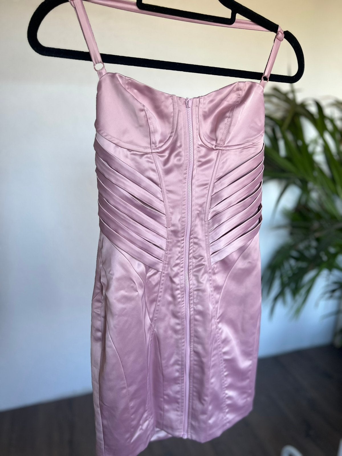 Asos jurk met een rit 36, Ophalen of Verzenden, Zo goed als nieuw, Roze, Maat 36 (S)