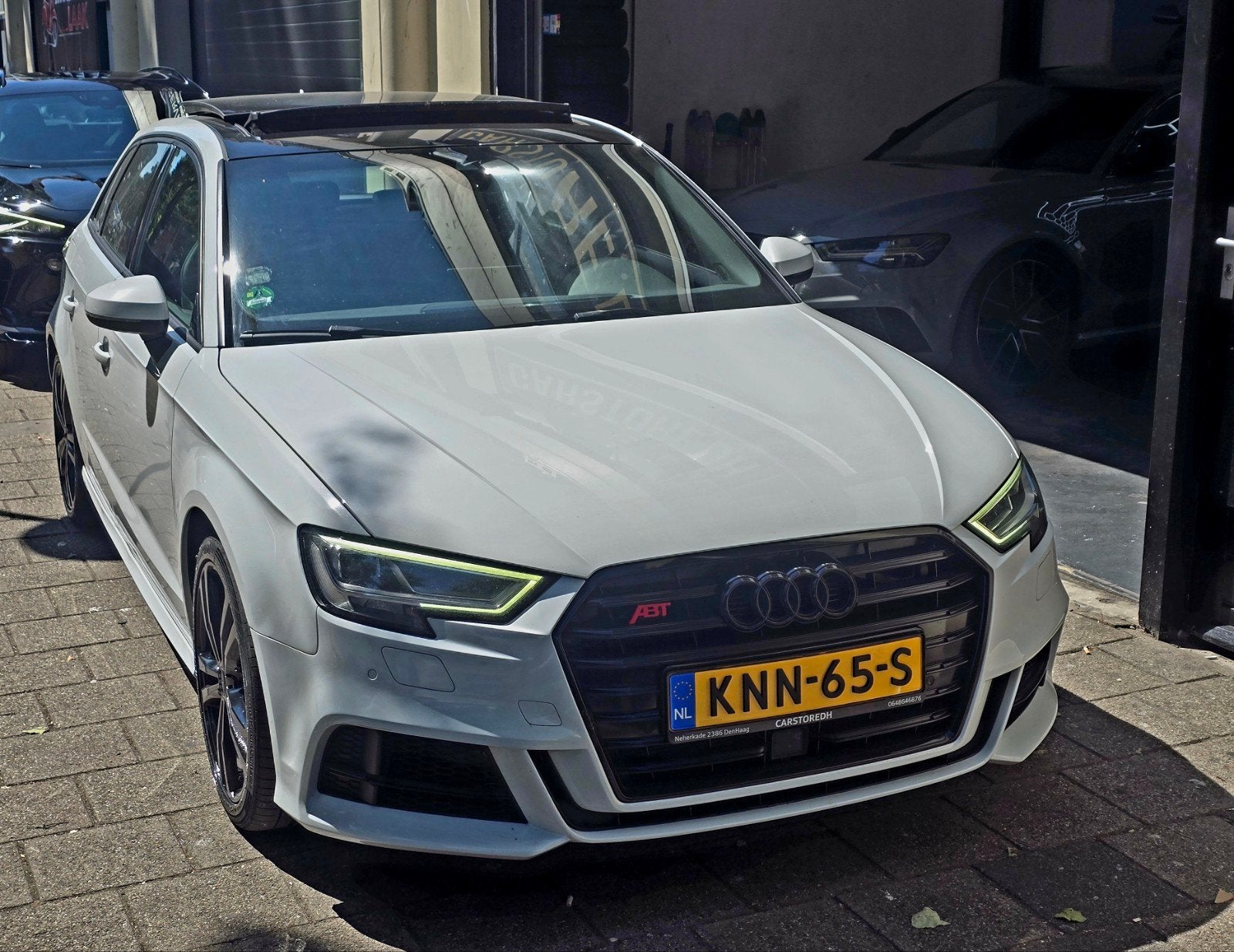 Audi S3 ABT Sportback/400 pk/ Facelift/ 2017 Wit, Automaat, S3, 1440 kg, 4 cilinders