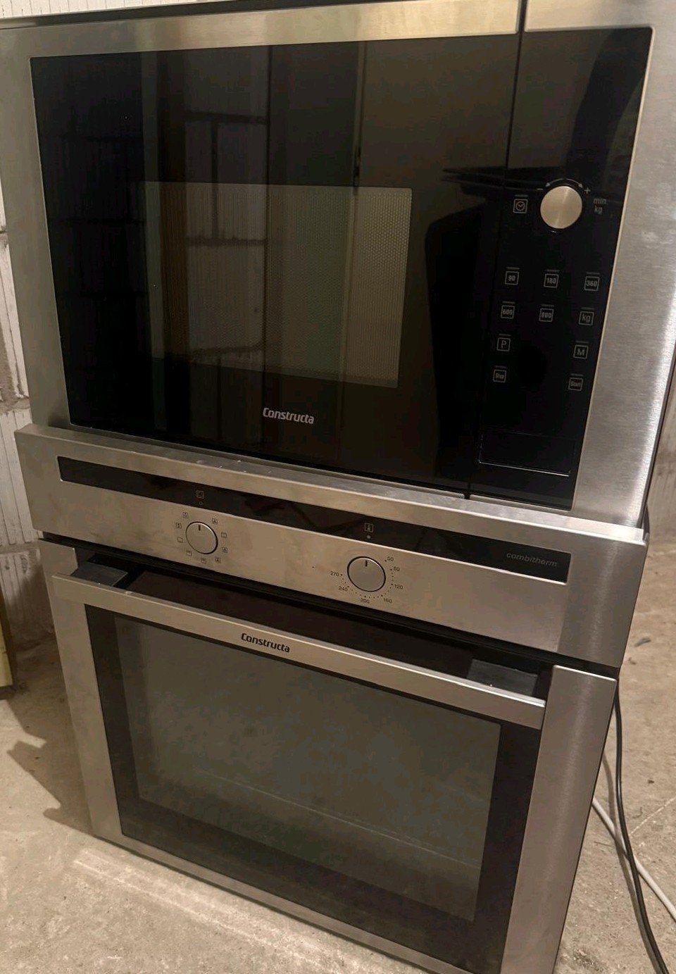 Constructa inbouw combi-set: oven met grill en magnetron, Witgoed en Apparatuur, Ophalen, Bauknecht, Gebruikt, Oven met grill