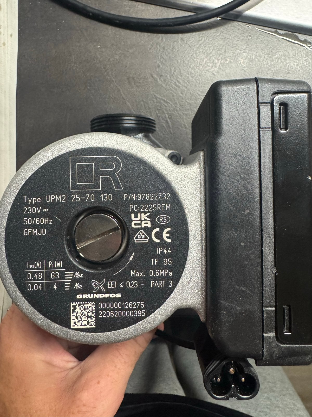 Grundfos UPM2 25-70 130, Minder dan 30 cm, Verzenden, Cv-ketel of Combi-ketel, Nieuw