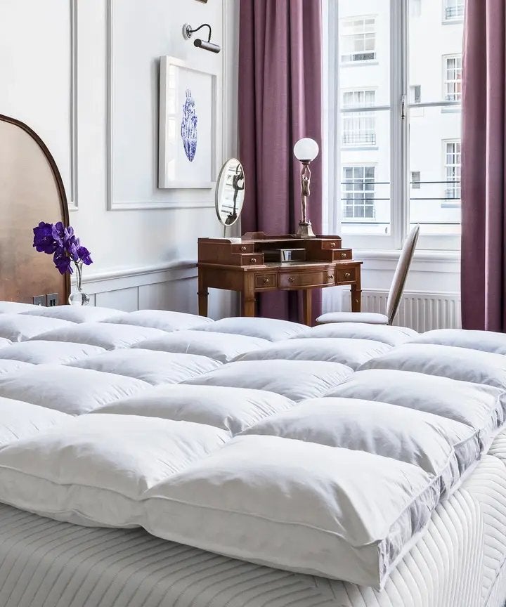 Comfort Featherbed - Luxe Topper 5* Hotels Topmatras, Gebruikt, Tweepersoons, Ophalen of Verzenden, Matras
