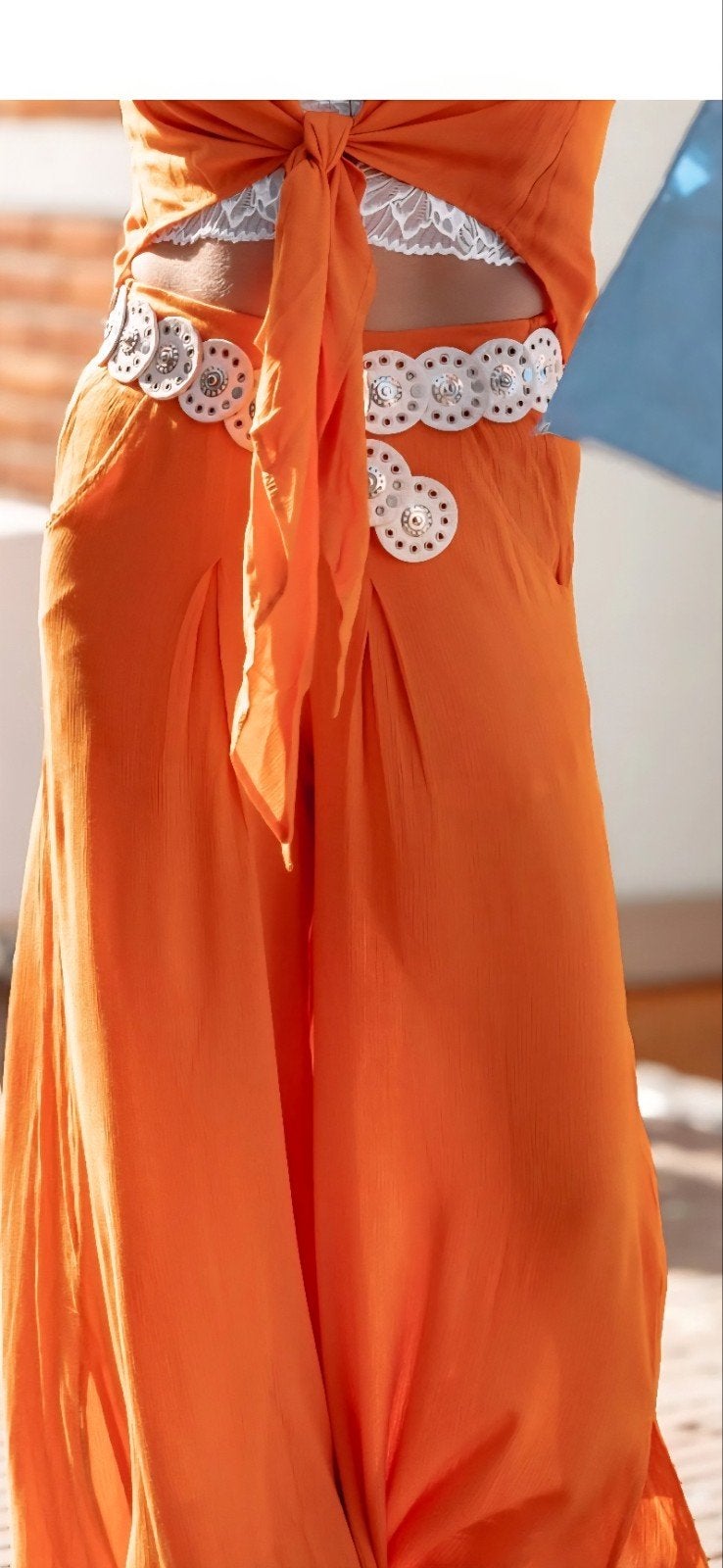 IBIZAMODE oranje pantalon mt XL NIEUW, Maat 46/48 (XL) of groter, Nieuw, Oranje, Ophalen of Verzenden