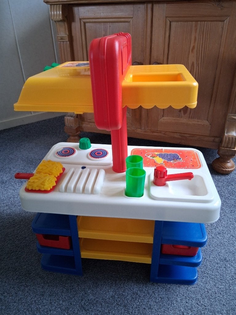speelkeukentje met bijbehoren, Kinderen en Baby's, Speelgoed | Speelkeukens, Ophalen, Gebruikt