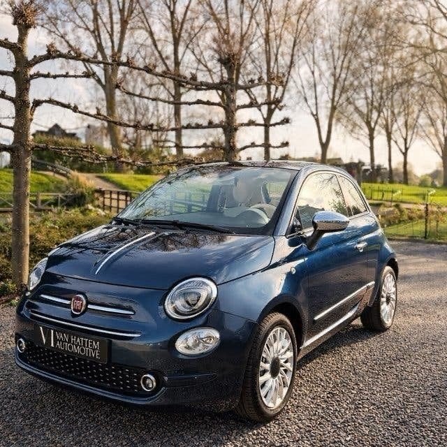 Fiat 500 1.2 Lounge | 38.585 km, Auto's, Fiat, Voorwielaandrijving, 4 cilinders, Leder en Stof, 23 km/l
