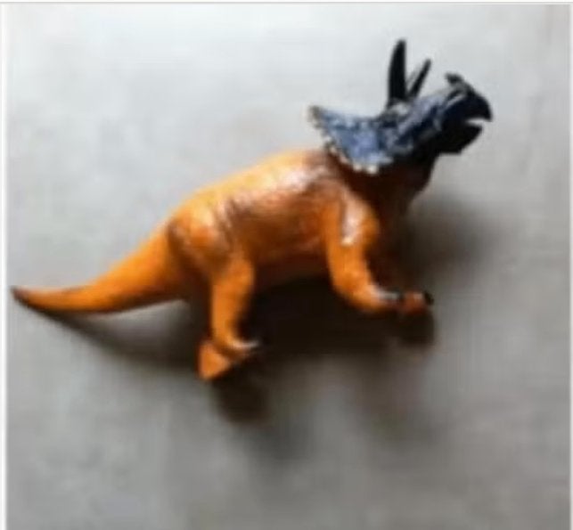 Dino Saurus zachte kwaliteit oranje/zwart lengte 35 cm, Oranje, Ophalen of Verzenden, Zo goed als nieuw, Middelgroot (20 tot 80 cm)