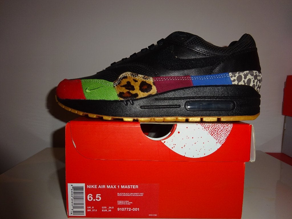 Nike Air Max 1 Master Maat 39, Zwart, Nike, Nieuw, Ophalen of Verzenden