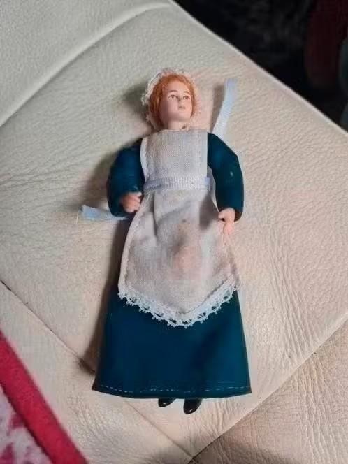 Caco Popje Oud Porceselein Nanny, Ophalen of Verzenden, Gebruikt, Poppenhuis