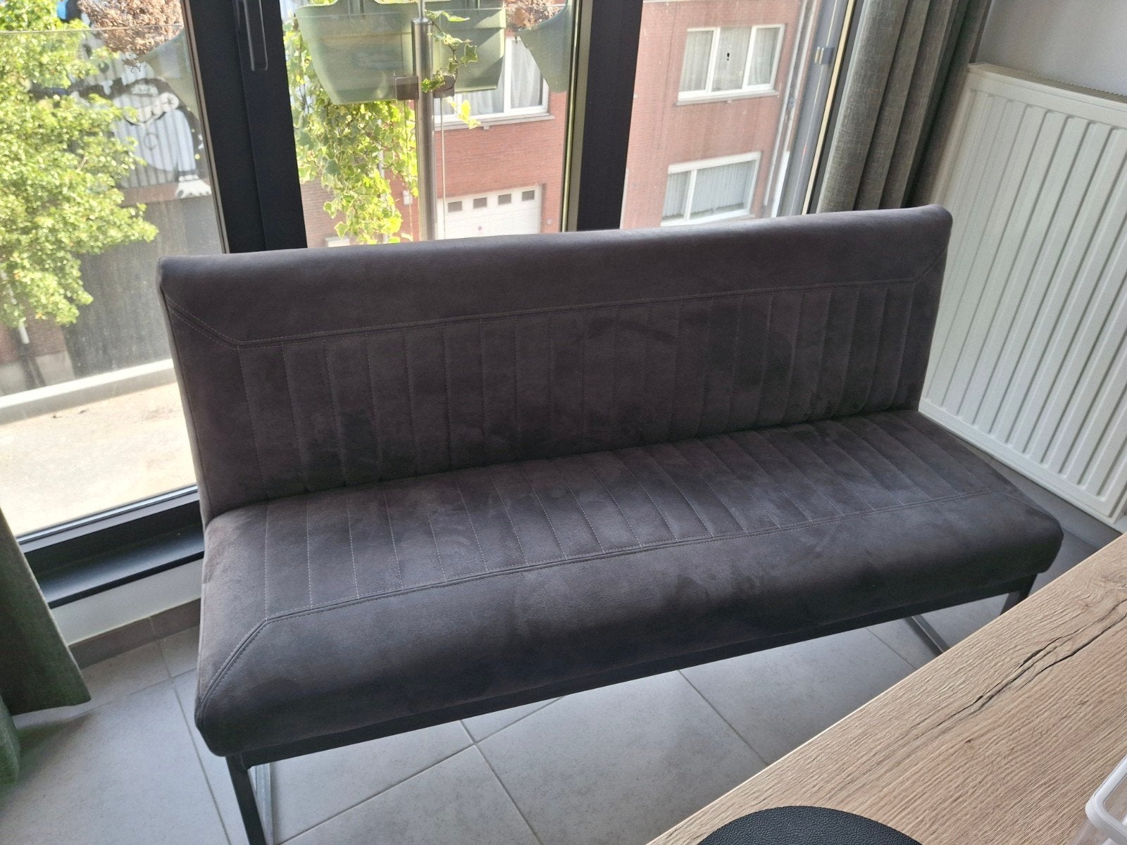 Eetbank + 3 stoelen (6 zitplaatsen totaal), Ophalen, Gebruikt, Drie, Modern