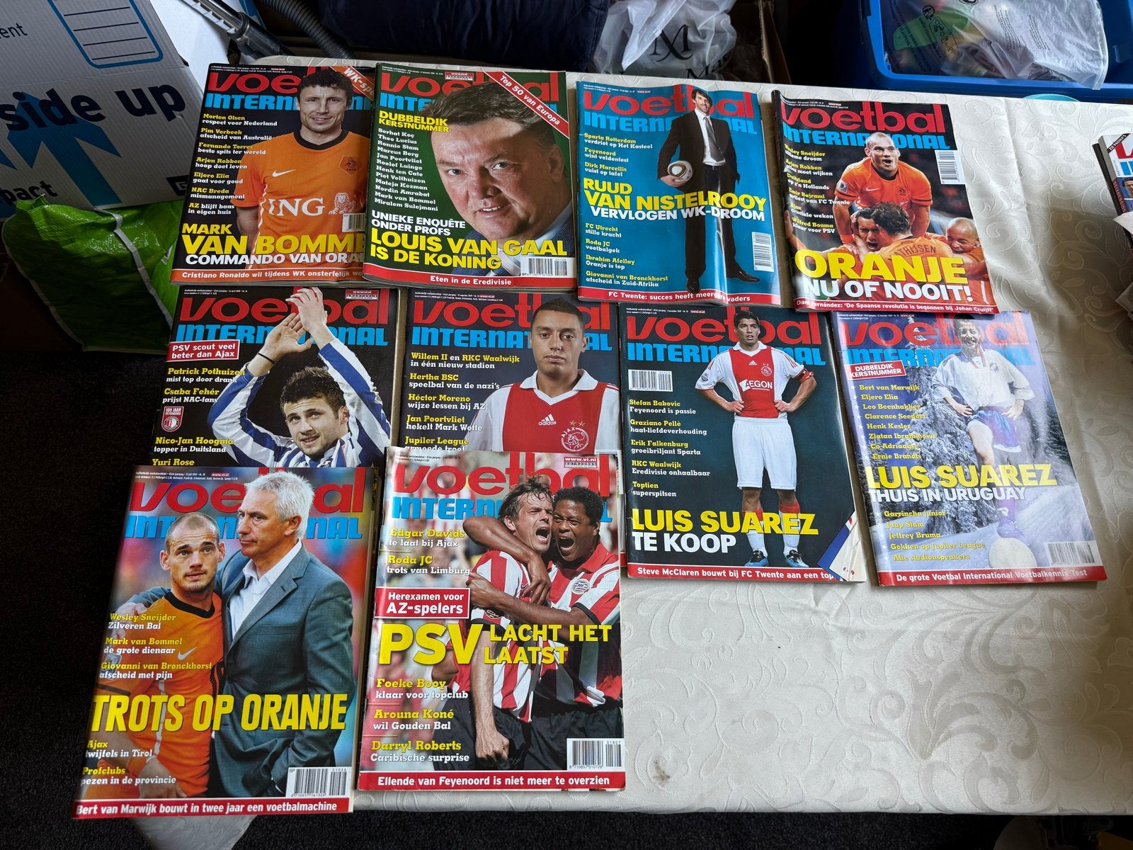 Grote collectie voetbalbladen en -kranten, Ophalen of Verzenden, Gelezen, Sport en Vrije tijd