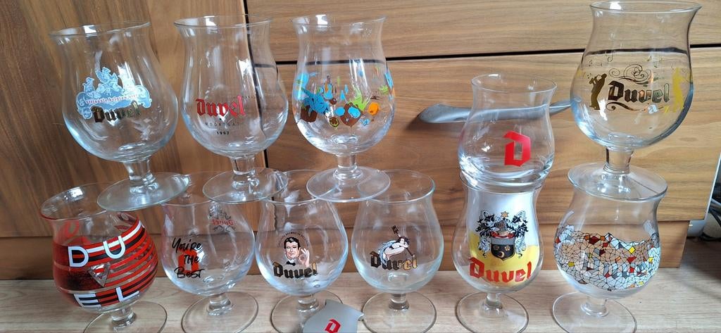 Duvel verzameling /alles als nieuw, Verzamelen, Biermerken, Ophalen of Verzenden, Zo goed als nieuw, Glas of Glazen, Duvel