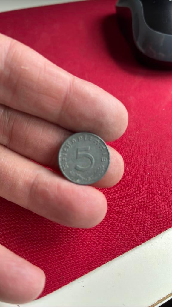 Duitsland 5 pfennig 1941 D zink, Ophalen of Verzenden, Duitsland