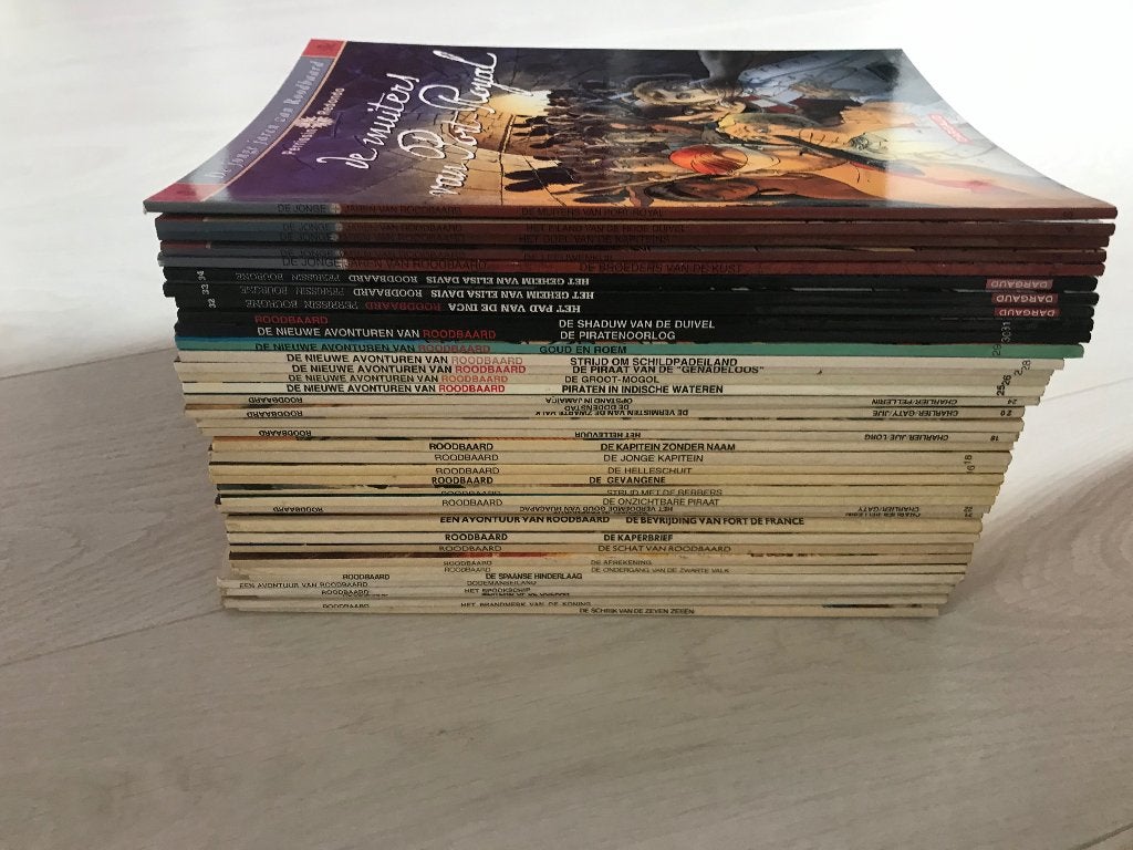 Roodbaard strips, de gehele serie compleet!, Boeken, Stripboeken, Zo goed als nieuw, Complete serie of reeks, Ophalen of Verzenden