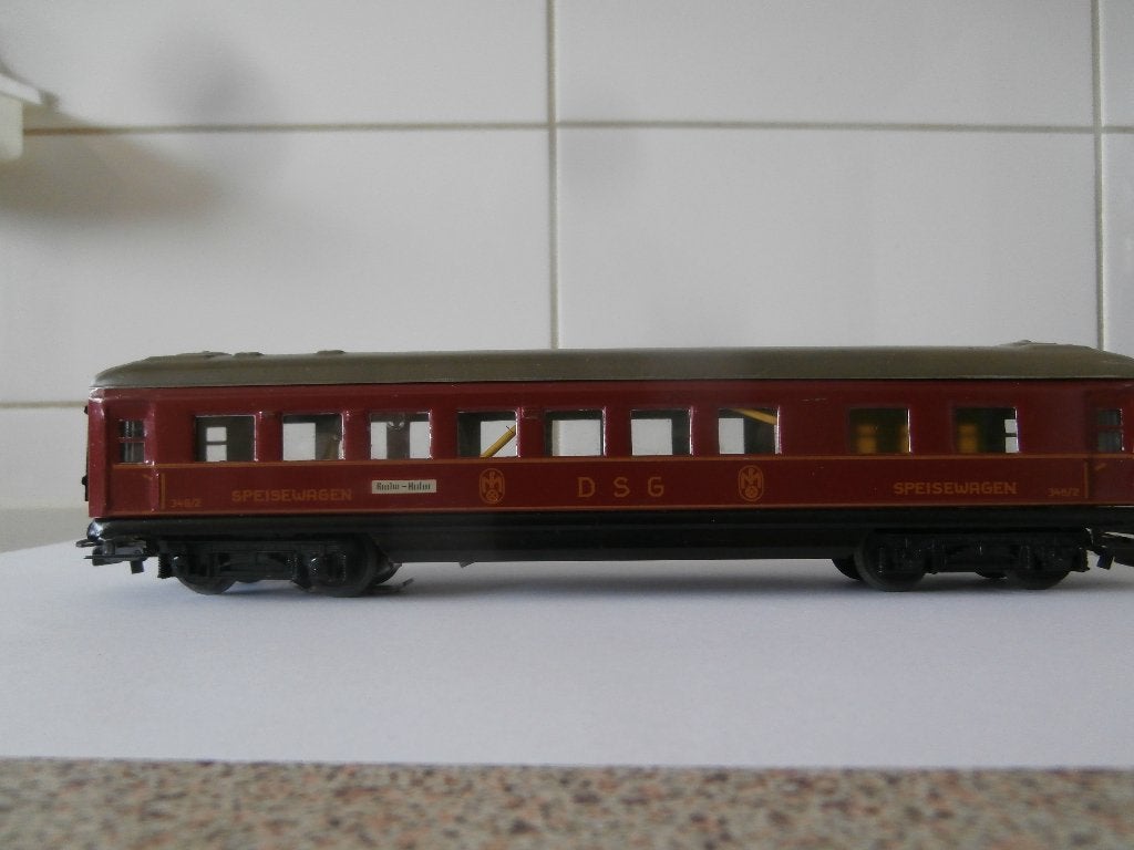 Marklin slaapwagon DSG met verlichting, Hobby en Vrije tijd, Wisselstroom, Wagon, Ophalen of Verzenden, Zo goed als nieuw