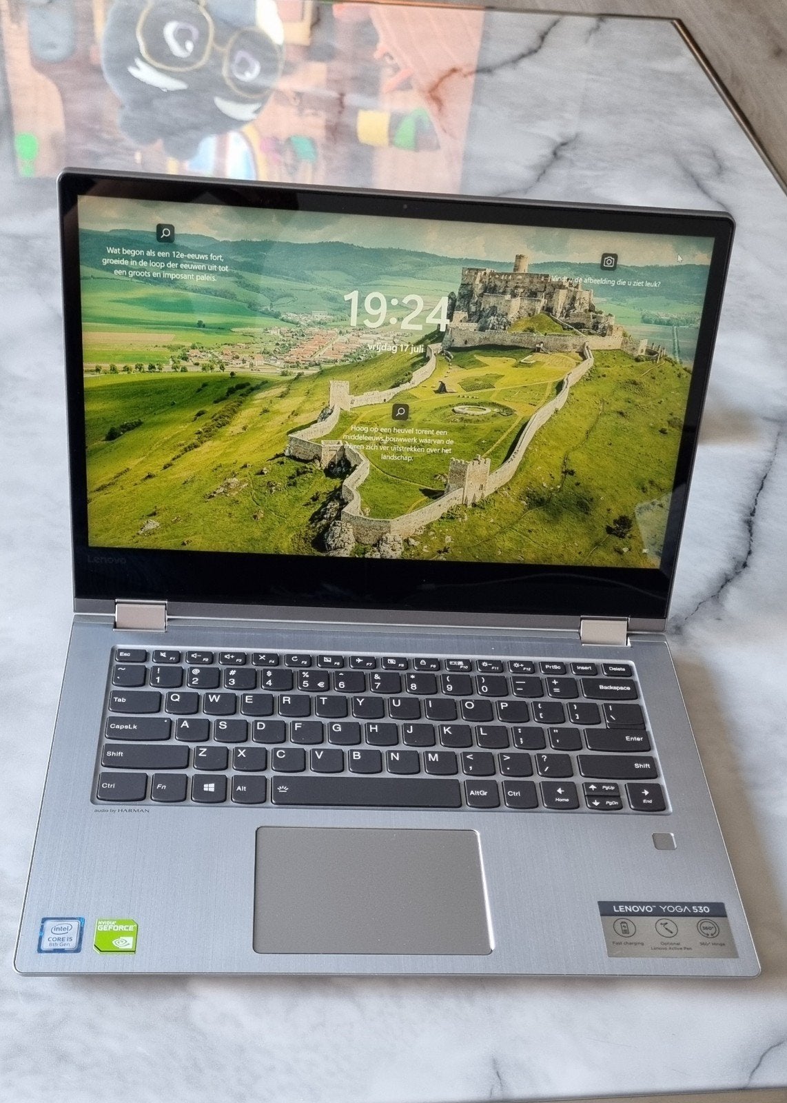 lenovo yoga 530 14ikb i5 8250u nvidia geforce, Computers en Software, Windows Laptops, Lenovo yoga, 2 tot 3 Ghz, Qwerty, Ophalen of Verzenden