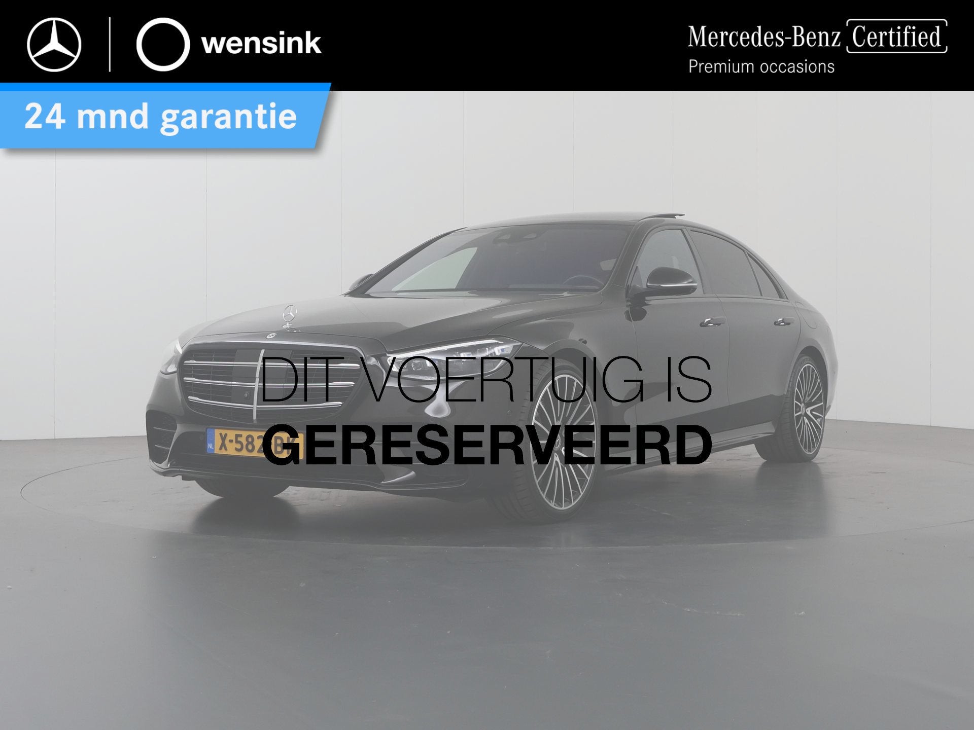 Mercedes-Benz S-klasse 580 e Lang AMG Line | Night | Panoram, Auto's, Achterwielaandrijving, Gebruikt, 510 pk, Automatische klimaatregeling
