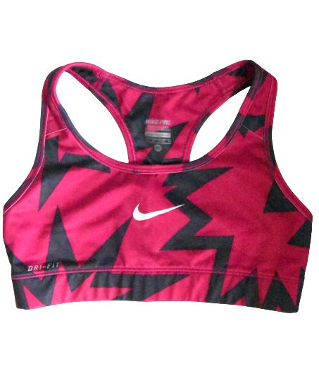 Nike Pro sport bh, top, fuchsia/roze, Mt. XS, Nike PRO, Verzenden, Roze, Maat 34 (XS) of kleiner