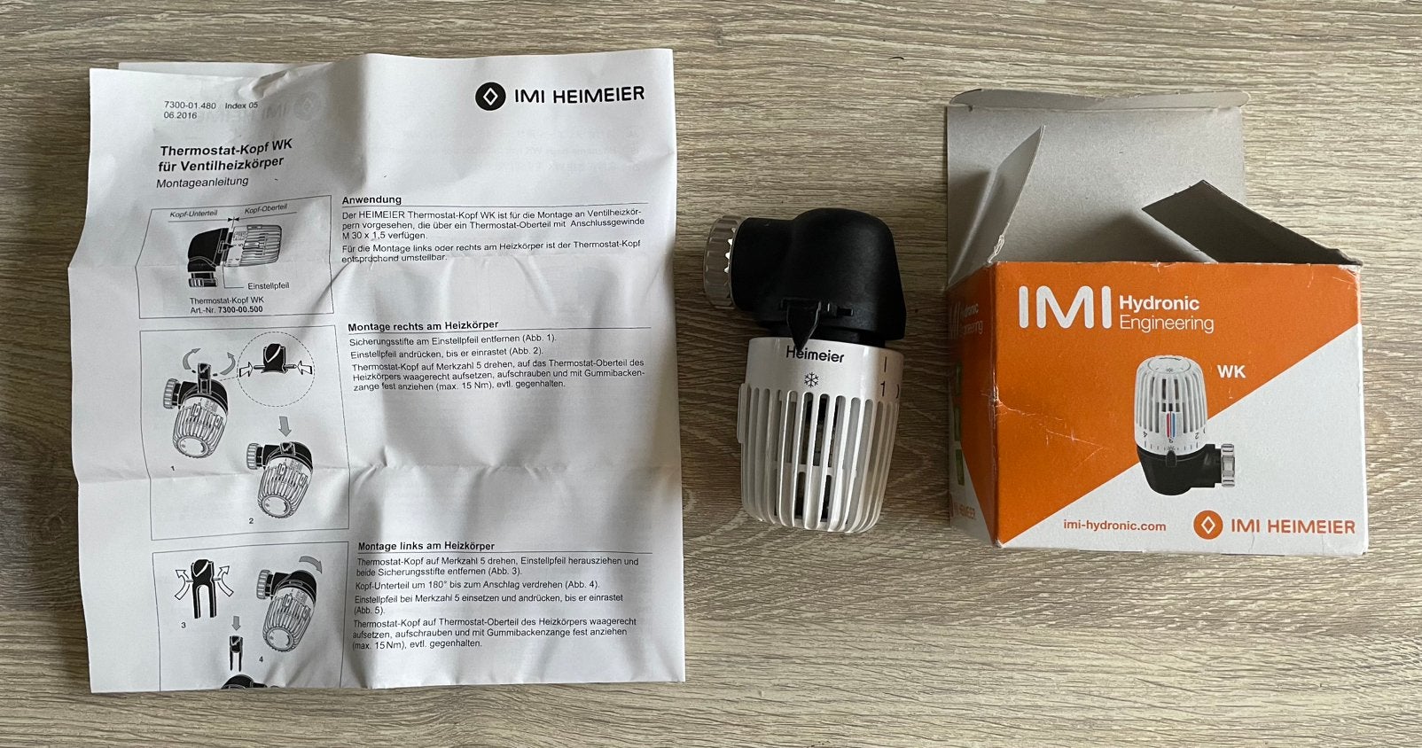Thermostaat/ Radiator knop NIEUW IMI Heimeier, Ophalen of Verzenden, Nieuw