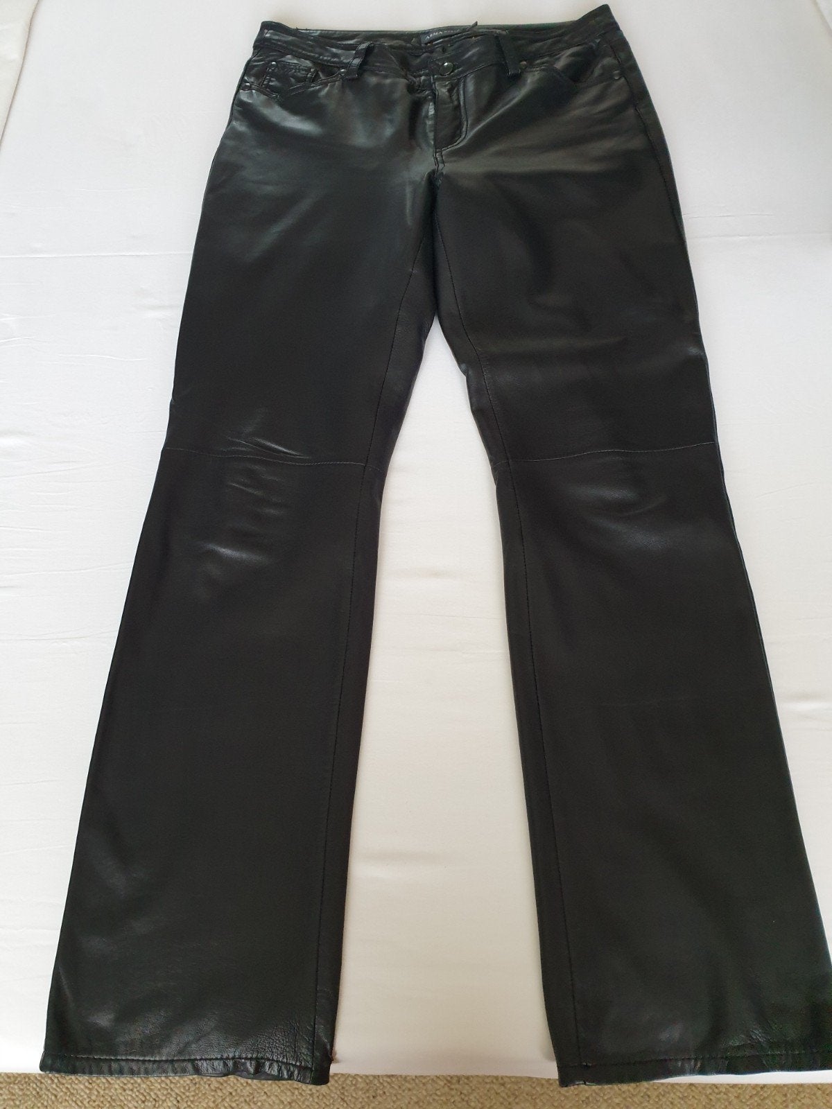 Arma zwart leren broek maat 42, Kleding | Dames, Verzenden, Zwart, Arma, Maat 42/44 (L)