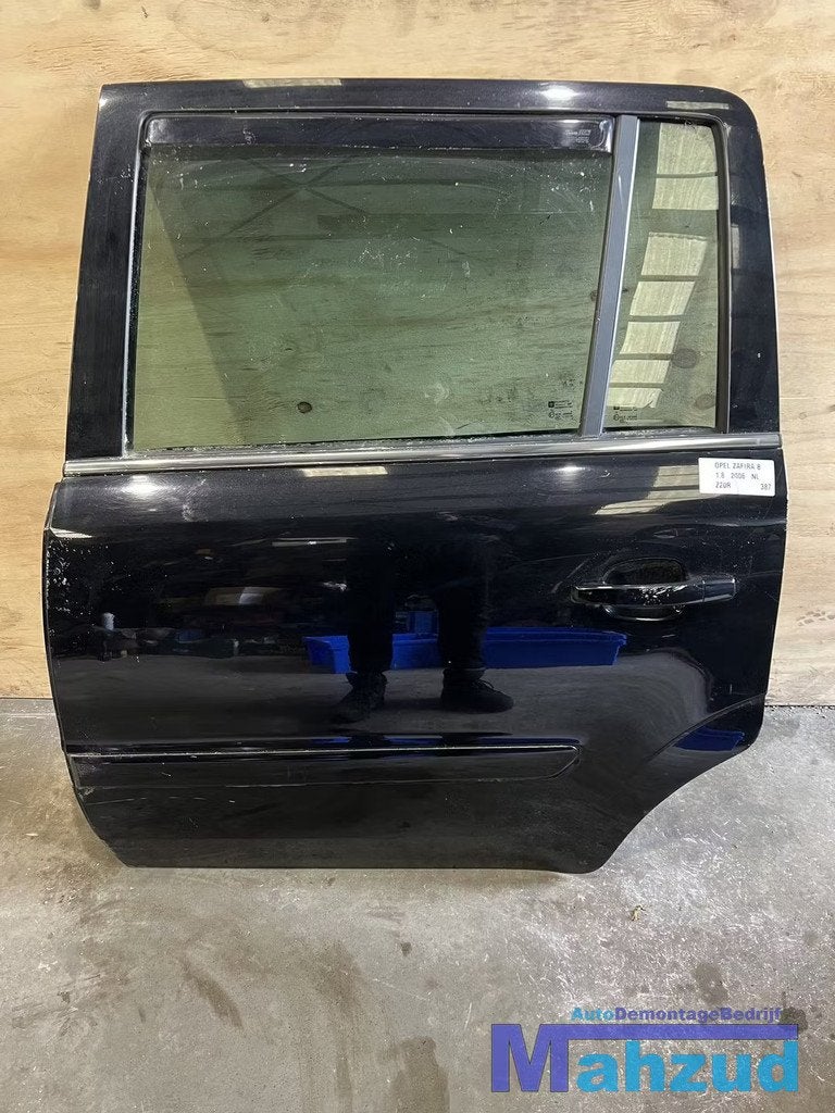 OPEL ZAFIRA B Zwart Z20R Links achter deur portier 2005-2011, Auto-onderdelen, Gebruikt, Deur, Opel Automobile GmbH, Ophalen of Verzenden
