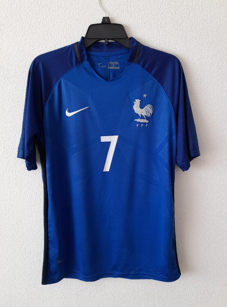 Voetbalshirt Frankrijk EK 2016 - Griezmann - nr 7, Sport en Fitness, Voetbal, Maat M, Ophalen of Verzenden, Gebruikt, Shirt