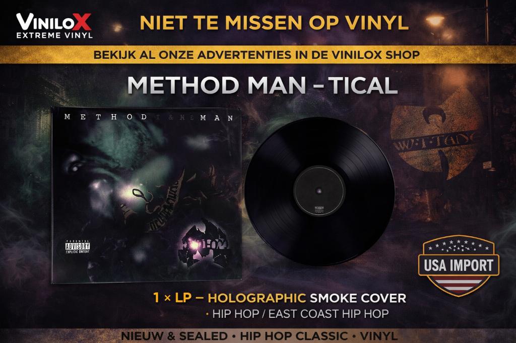 Lp Method Man – Tical Holographic Smoke Cover, Cd's en Dvd's, Vinyl | Hiphop en Rap, Ophalen of Verzenden, 2000 tot heden, Nieuw in verpakking