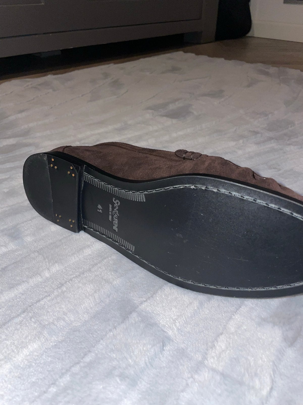 Saint Laurent Loafers Bruin Maat 41, Ophalen of Verzenden, Zo goed als nieuw, Bruin, Loafers