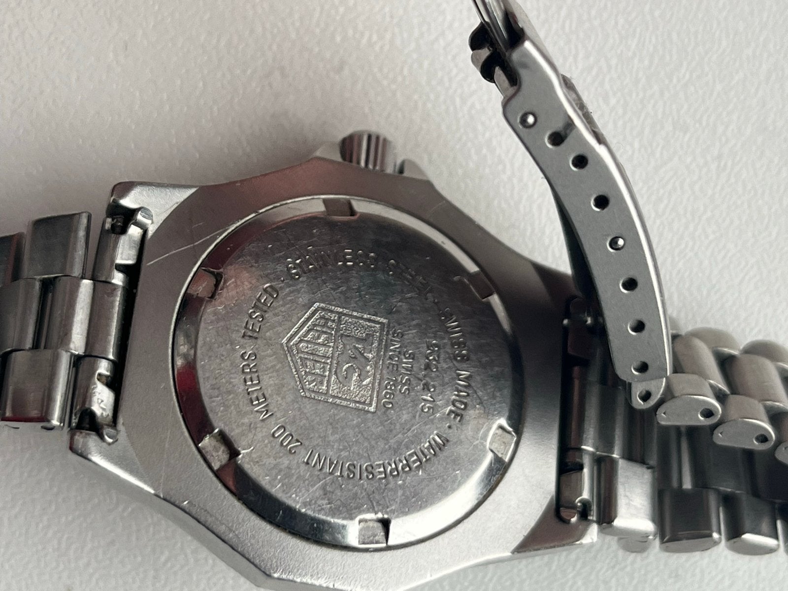 TAG Heuer 3000 Professional 35mm Herenhorloge, Sieraden, Tassen en Uiterlijk, Horloges | Heren, Gebruikt, Staal, Polshorloge, Ophalen of Verzenden
