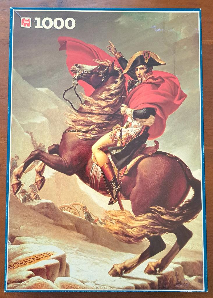 Vintage Jumbo puzzel Napoleon Bonaparte nr: 1671 (1000 st.), Hobby en Vrije tijd, Denksport en Puzzels, Ophalen, 500 t/m 1500 stukjes