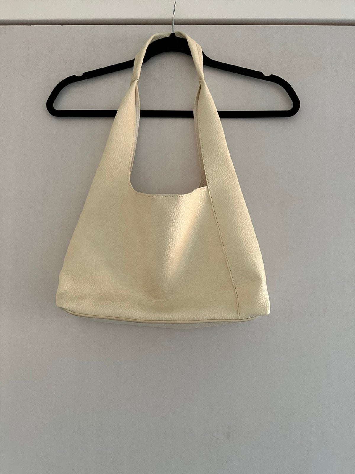 Glamorous tas, Ophalen of Verzenden, Zo goed als nieuw, Beige, Handtas
