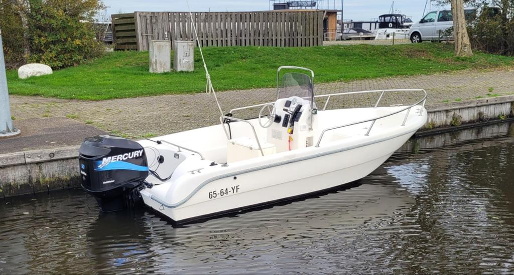 Consoleboot Laguna 520 met Mercury Optimax 90 pk., Watersport en Boten, Vis- en Consoleboten, Gebruikt, Overige merken, Met afstandsbediening