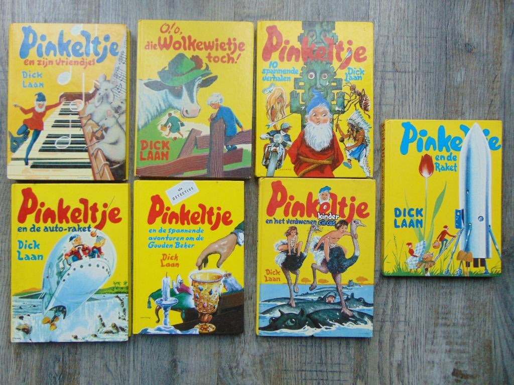 Set 9x hardcover boek - Pinkeltje boeken - Dick Laan, Ophalen of Verzenden, Gelezen, Dick Laan, Fictie algemeen
