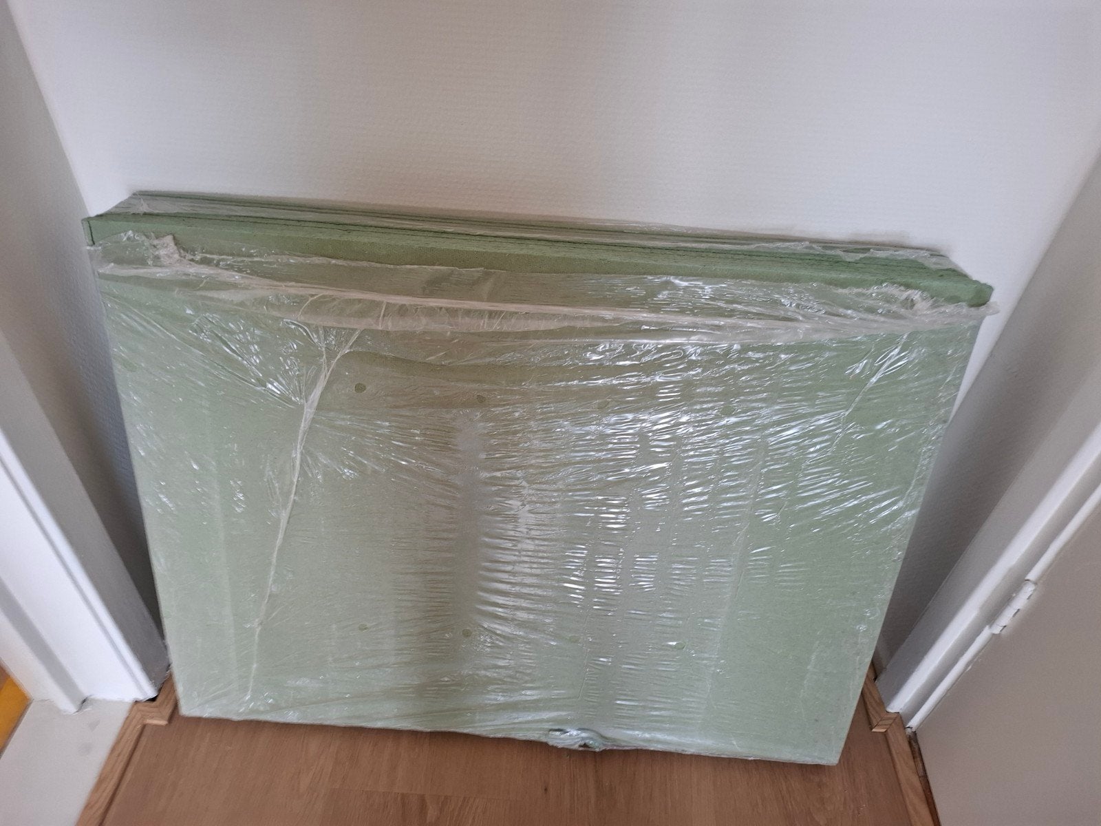 3pak PVC vloerdelen en 1 pak ondervloer., Kunststof, Overige typen, Nieuw, 10 tot 30 cm
