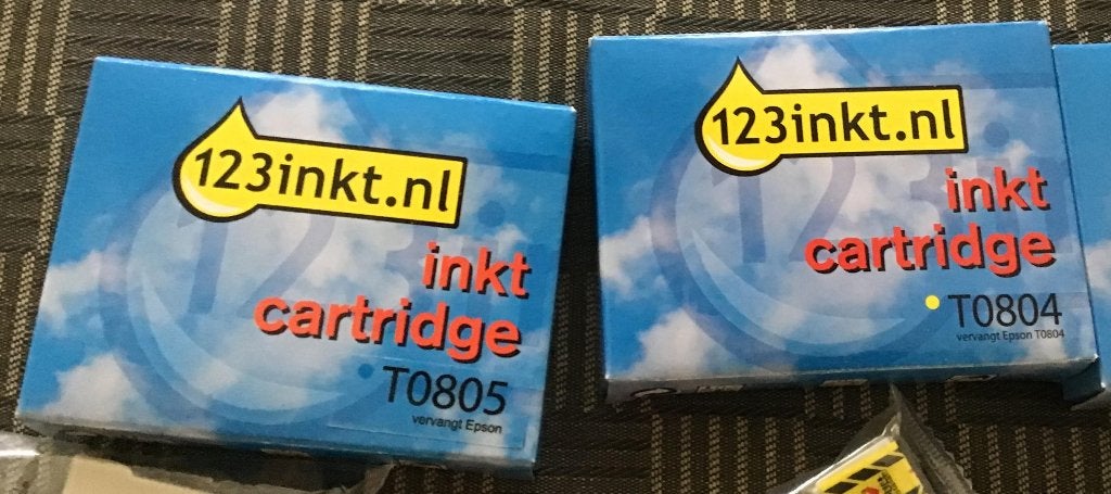 Huismerk Epson T0807 Inktcartridges (12 stuks), Ophalen, Zo goed als nieuw, Cartridge