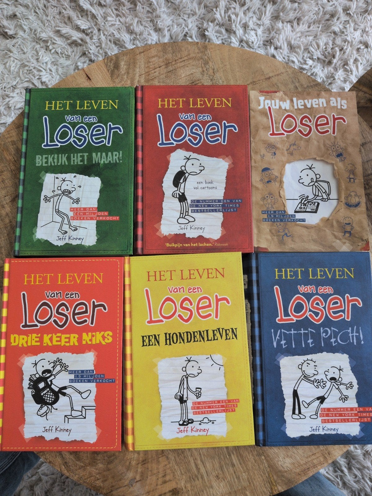Boekenserie: Het leven van een Loser - Prima staat, Boeken, Ophalen of Verzenden