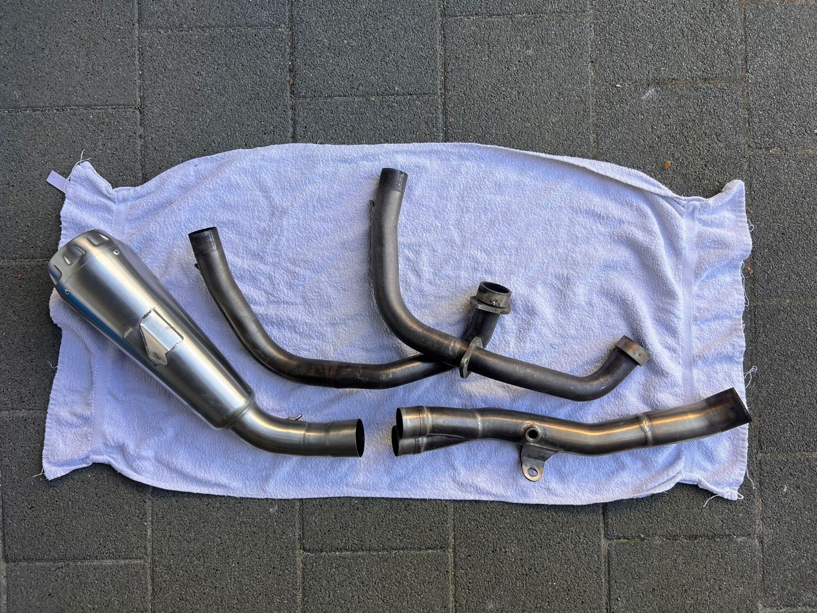 Uitlaat Yamaha MT03 2019 (Arrow), Ophalen, Gebruikt