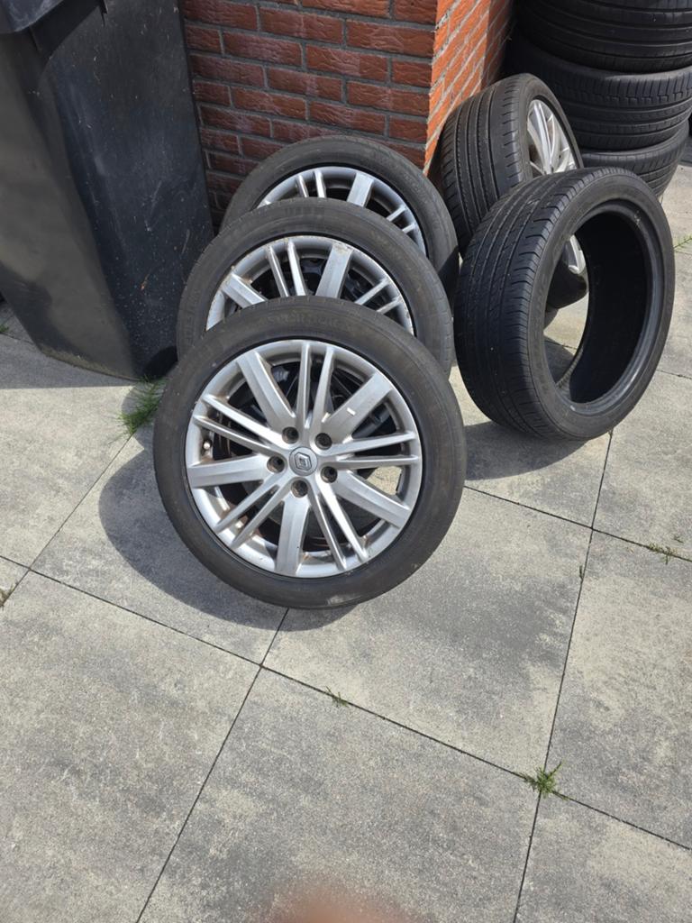 Renault megane gt line velgen, Gebruikt, Banden en Velgen, 17 inch, Personenwagen
