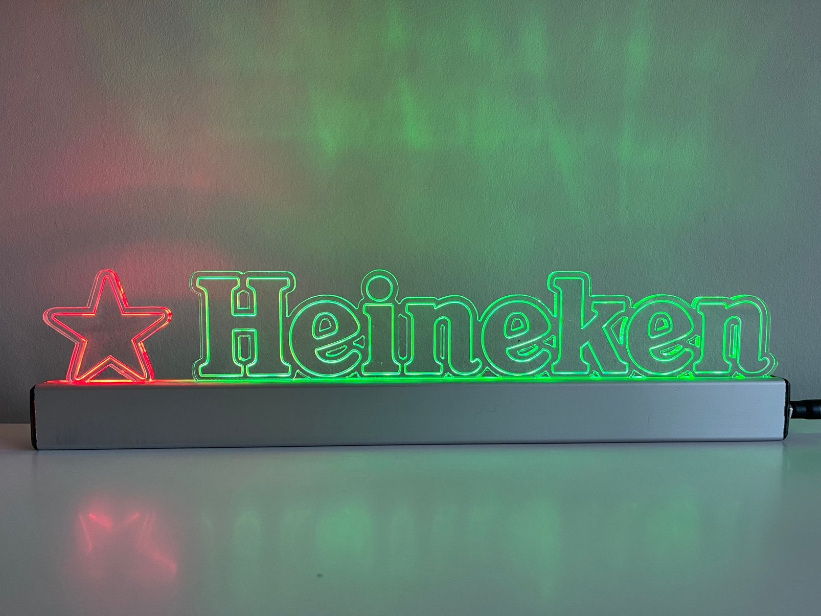 Heineken lamp heineken verlichting, Ophalen of Verzenden, Zo goed als nieuw, Overige typen, Heineken