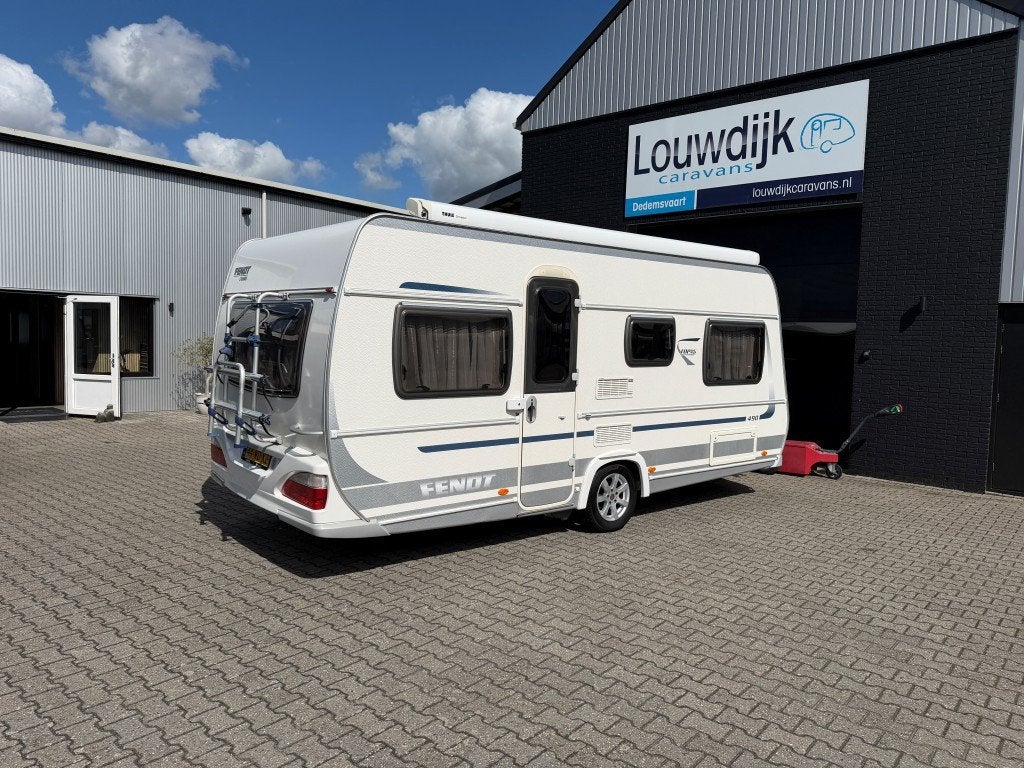 FENDT Topas 490 TF ’09 (Bed 210cm, Mover), Caravans en Kamperen, Caravans, Vast bed, Rondzit, Bedrijf, Tot en met 4